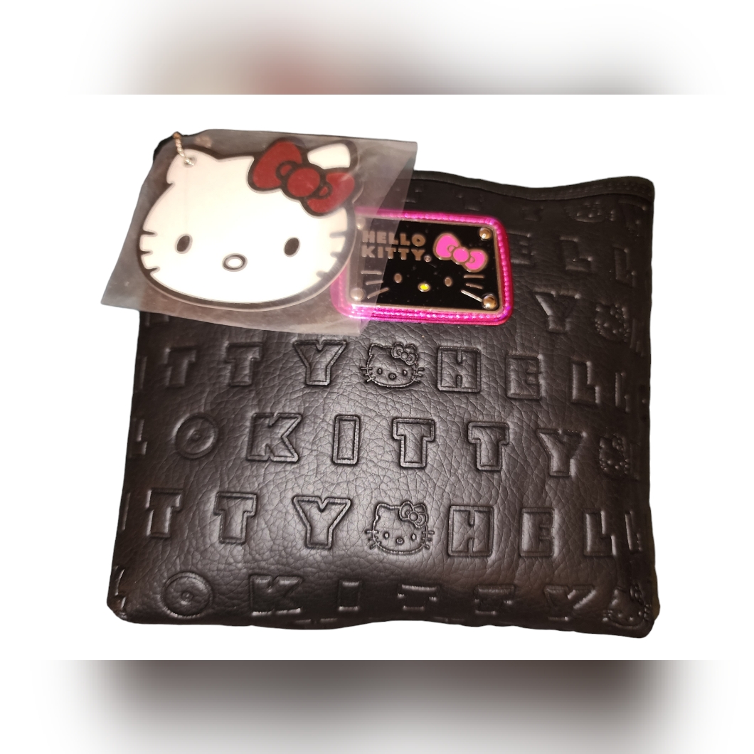 Nwt Loungefly 2010 Hello Kitty Embossed Cosmetic Bag Rare Htf